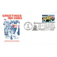 #3697 Greetings From Alaska AFDCS FDC