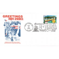 #3706 Greetings From Hawaii AFDCS FDC