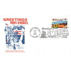 #3711 Greetings From Kansas AFDCS FDC