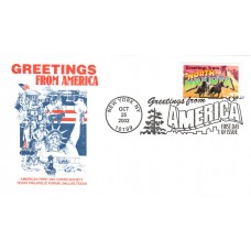 #3729 Greetings From North Dakota AFDCS FDC