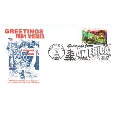 #3733 Greetings From Pennsylvania AFDCS FDC