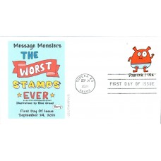 #5639 Message Monsters AFDCS FDC