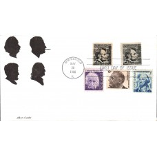 #1303 Abraham Lincoln Combo Albers FDC