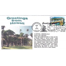 #3571 Greetings From Hawaii Alto FDC