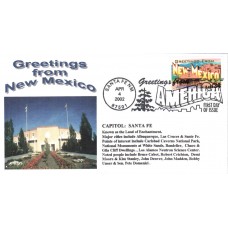 #3591 Greetings From New Mexico Alto FDC