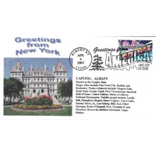 #3592 Greetings From New York Alto FDC