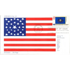 #1634 Pennsylvania State Flag America FDC