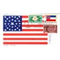 #1652 Mississippi State Flag Combo America FDC