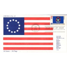 #1658 Michigan State Flag America FDC