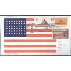 #1679 New Mexico State Flag Combo America FDC