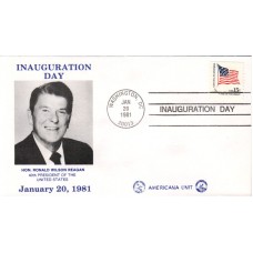 Ronald Reagan 1981 Americana Unit Inauguration Cover