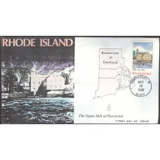 #2348 Rhode Island Statehood Anagram FDC 