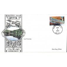 #3567 Greetings From Connecticut Anagram FDC