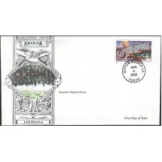 #3578 Greetings From Louisiana Anagram FDC