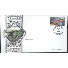 #3589 Greetings From New Hampshire Anagram FDC