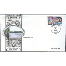 #3592 Greetings From New York Anagram FDC
