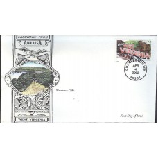 #3608 Greetings From West Virginia Anagram FDC