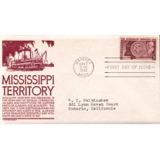 #955 Mississippi Territory Anderson FDC