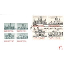 #1838-41 American Architecture Andrews FDC