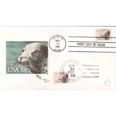 #1882 Harbor Seal Andrews FDC