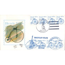 #1901 Bicycle 1870s Dual Andrews FDC