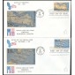 #1937-38 Yorktown - Capes Andrews FDC Set