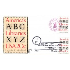 #2015 American Libraries Andrews FDC