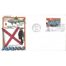 #3561 Greetings From Alabama Armstrong FDC