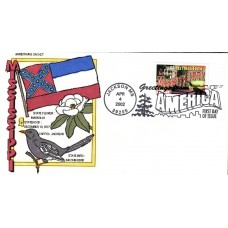 #3584 Greetings From Mississippi Armstrong FDC