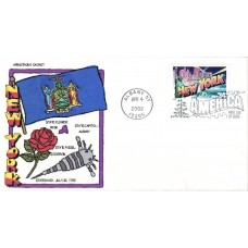 #3592 Greetings From New York Armstrong FDC