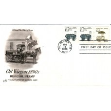#2130 Oil Wagon 1890s PNC Artcraft FDC