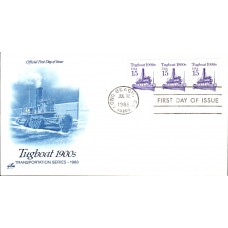 #2260 Tugboat 1900s PNC Artcraft FDC
