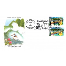#3706 Greetings From Hawaii Combo Artcraft FDC