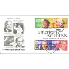 #4224-27 American Scientists Artcraft FDC