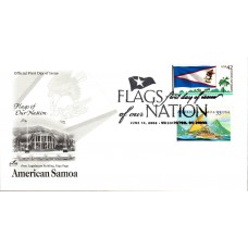 #4276 FOON: American Samoa Flag Combo Artcraft FDC