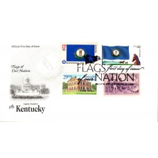#4293 FOON: Kentucky Flag PNC Combo Artcraft FDC