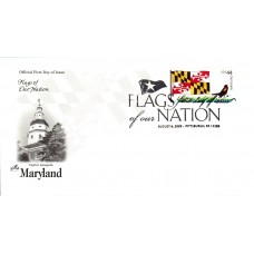 #4296 FOON: Maryland Flag Artcraft FDC