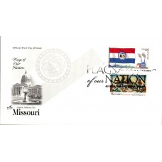 #4301 FOON: Missouri Flag Combo Artcraft FDC