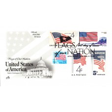 #4303 FOON: US Flag PNC Combo Artcraft FDC