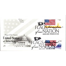 #4303 FOON: US Flag PNC Dual Artcraft FDC