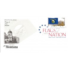 #4304 FOON: Montana Flag Artcraft FDC