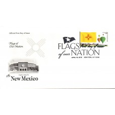 #4309 FOON: New Mexico Flag Artcraft FDC
