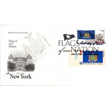 #4310 FOON: New York Flag Combo Artcraft FDC