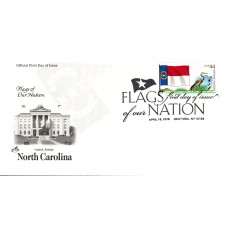 #4311 FOON: North Carolina Flag Artcraft FDC