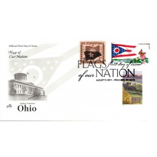 #4314 FOON: Ohio State Flag Combo Artcraft FDC