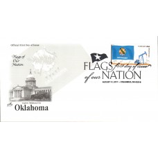 #4315 FOON: Oklahoma State Flag Artcraft FDC
