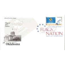 #4315 FOON: Oklahoma State Flag Artcraft FDC