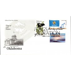 #4315 FOON: Oklahoma State Flag Combo Artcraft FDC