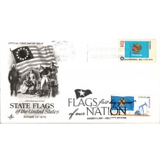 #4315 FOON: Oklahoma State Flag Dual Artcraft FDC