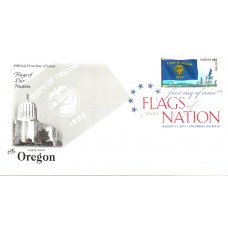 #4316 FOON: Oregon State Flag Artcraft FDC